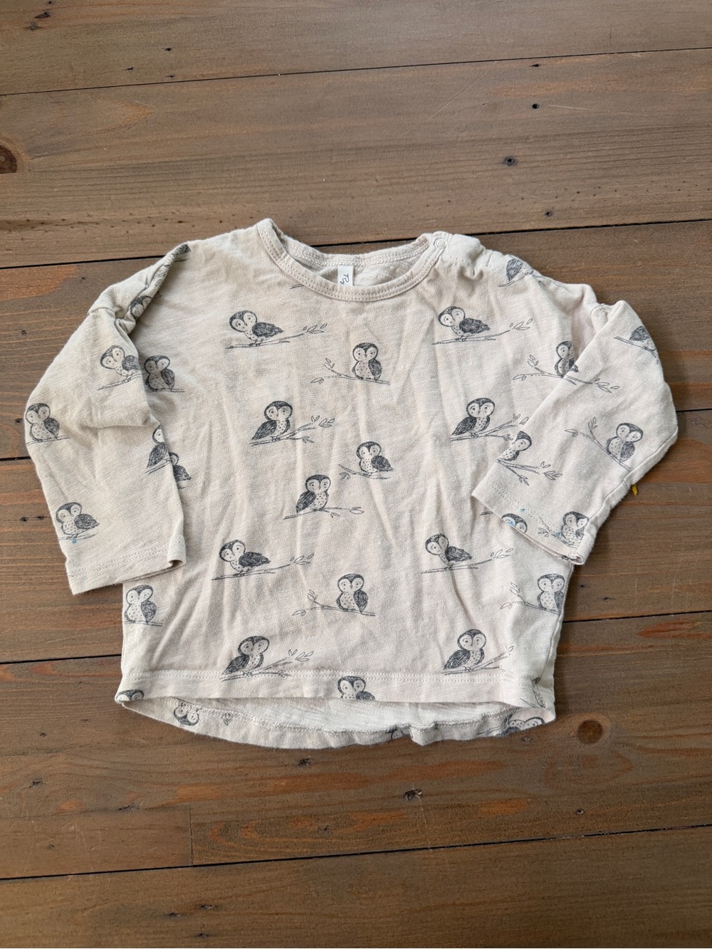 Rylee + Cru Owl Long-Sleeve Top - 6-12 Months